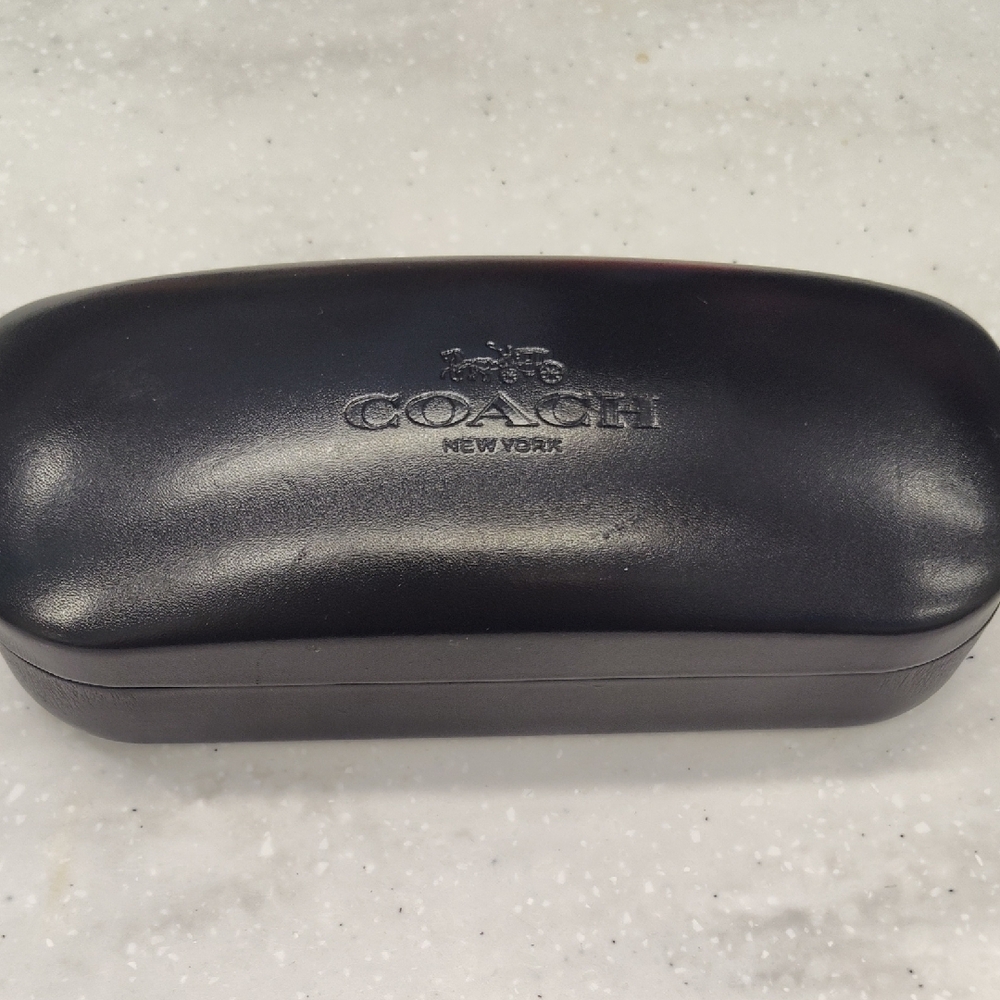 Coach Black Case with Embossed Logo